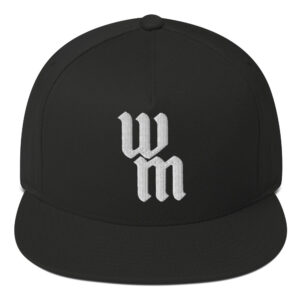 flat-bill-cap-black-front-67c7c5141610e.jpg "Monogram" Flat Bill Cap