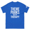 unisex-classic-tee-royal-front-67ede59b841be.jpg "Therapy" Unisex classic tee