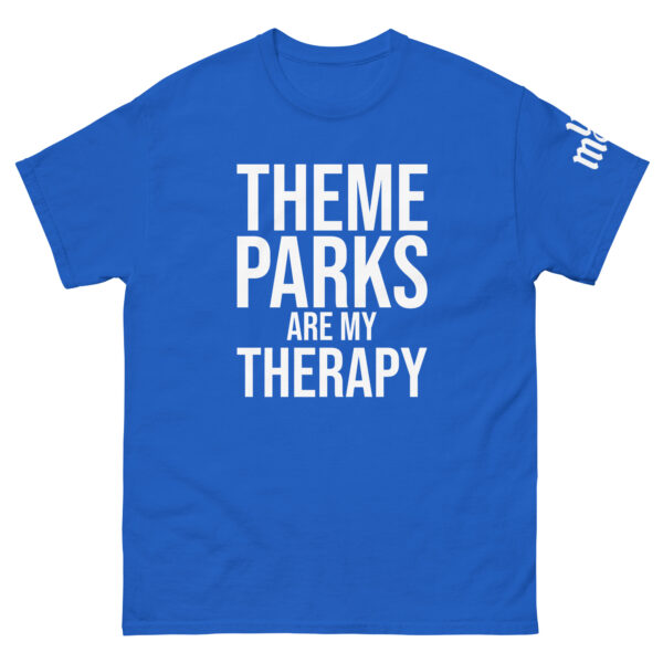 unisex-classic-tee-royal-front-67ede59b841be.jpg "Therapy" Unisex classic tee