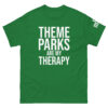unisex-classic-tee-turf-green-front-67ede59b87454.jpg "Therapy" Unisex classic tee