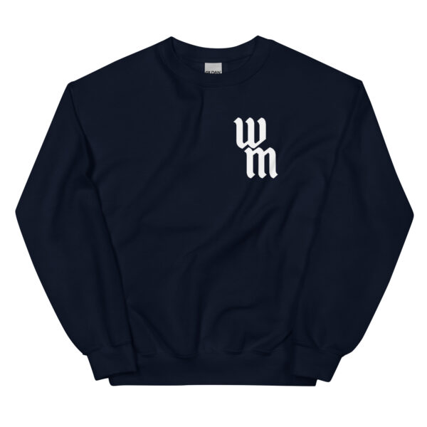 unisex-crew-neck-sweatshirt-navy-front-6833f7199b782.jpg "Classic Logo (Double Sided)" Unisex Sweatshirt