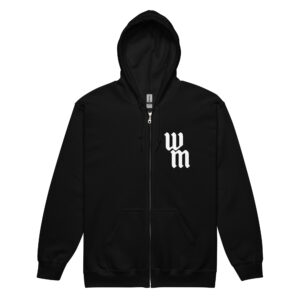 unisex-heavy-blend-zip-hoodie-black-front-6833b76000e89.jpg "Classic Logo" Unisex heavy blend zip hoodie