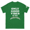 unisex-classic-tee-turf-green-front-6850ff0e81e8e.jpg "Good Vibes" Unisex classic tee